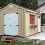 Muskego Bar shed with Double end doors